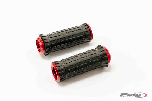 Puig Footpegs R-Fighter S Piloto Rig/Left C/Red - Fotpinnar - D185887 - 1