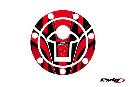 Puig Fuel Cap Cover Mod.Radikal Ktm C/Red - Dekaler - D184747 - 1