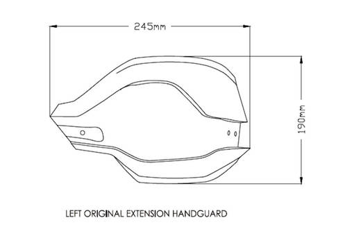 Puig Hand Guards Ext. Bmw R1200Gs/S1000Xr/F850Gs/750 - Handskydd - D342497 - 1