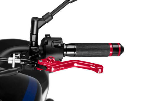 Puig Short Clutch Lever 3.0. C/Red Selector C/Red - Broms- & Kopplingshandtag - D342207 - 1
