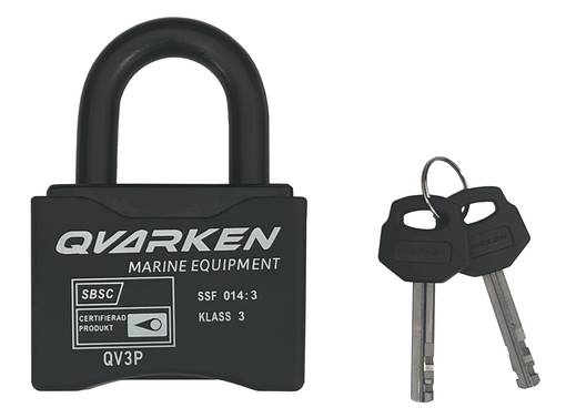 Hyper Klass 3 Hänglås, 2 nycklar - Marinlås & Tillbehör - D435927 - 1