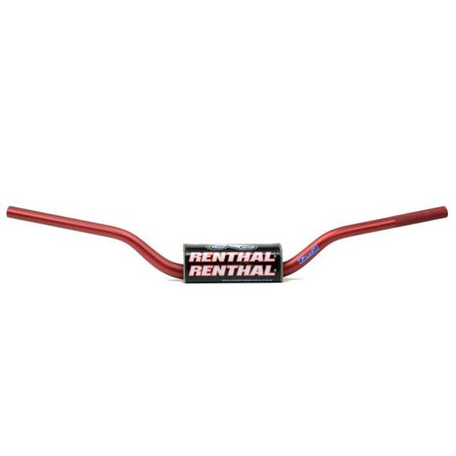 Renthal Fatbar Low 672 SX+F RM+Z 06-13 Röd - Styren - D430327 - 1