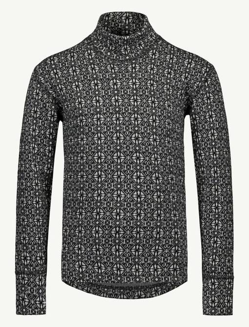 SVALA Merino Design Kids layer set Jacquard black/white - Underställ & Tillbehör - D463067 - 1