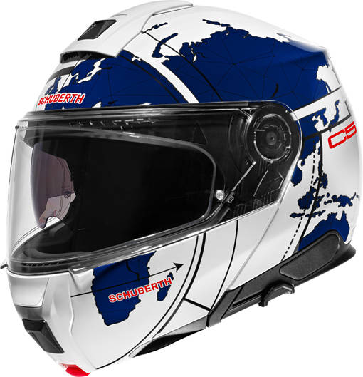 Schuberth Hjälm C5 Globe Blå - Skoterhjälmar - D440367 - 1