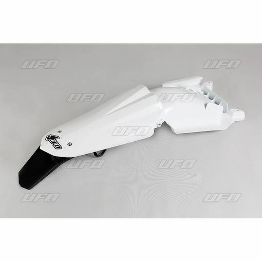 UFO Bakskärm Enduro m lampa HVA TC/TE250-510 08- Vit 041 - Stänk- & kedjeskydd - D32357 - 1