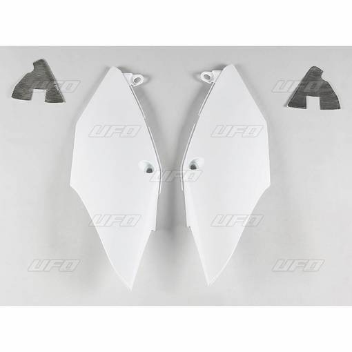 UFO Sidopanel CRF250R/RX 18-21 / CRF450R/RX 17-20 Vit 041 - Nummerplåtar - D106007 - 1