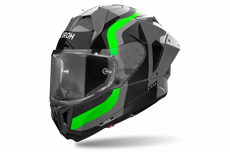 Airoh Hjälm GP 800 Competition Grön Fluo glansig - Skoterhjälmar - D487117 - 1