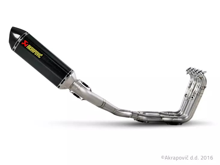 Akrapovic Racing Line (Carbon) S 1000 RR 2010-2014 - Komplett avgassystem - D25537 - 1
