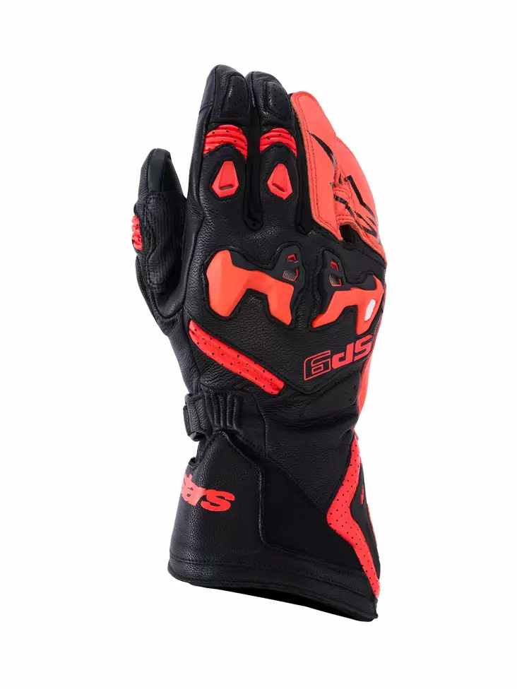 Alpinestars Handske SP-9 Svart/Röd Fluo - Handskar Onroad - D509477 - 1