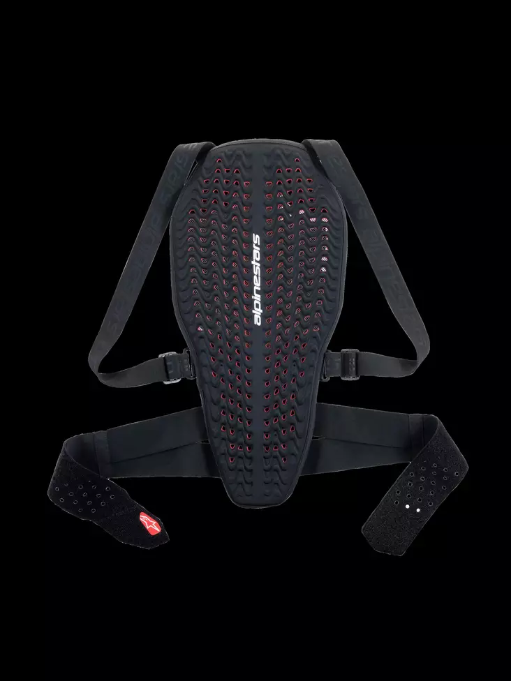 Alpinestars Ryggskydd Nucleon Plasma Svart/Vit/Röd - Ryggskydd - D477387 - 1