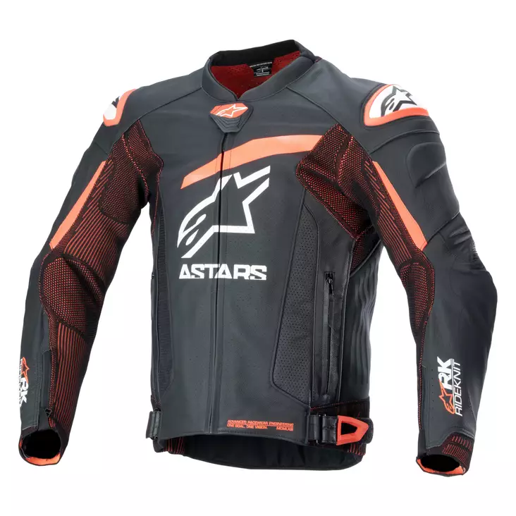 Alpinestars Skinnjacka GP Plus R v4 RK Svart/Röd Fluo - Jackor Onroad - D469997 - 1