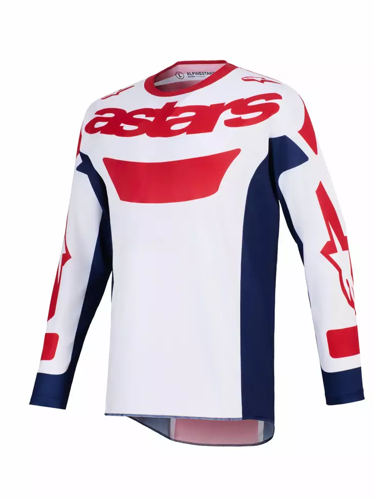 Alpinestars Tröja Racer Riway Vit/Blå/Röd - Tröjor Offroad - D493037 - 1