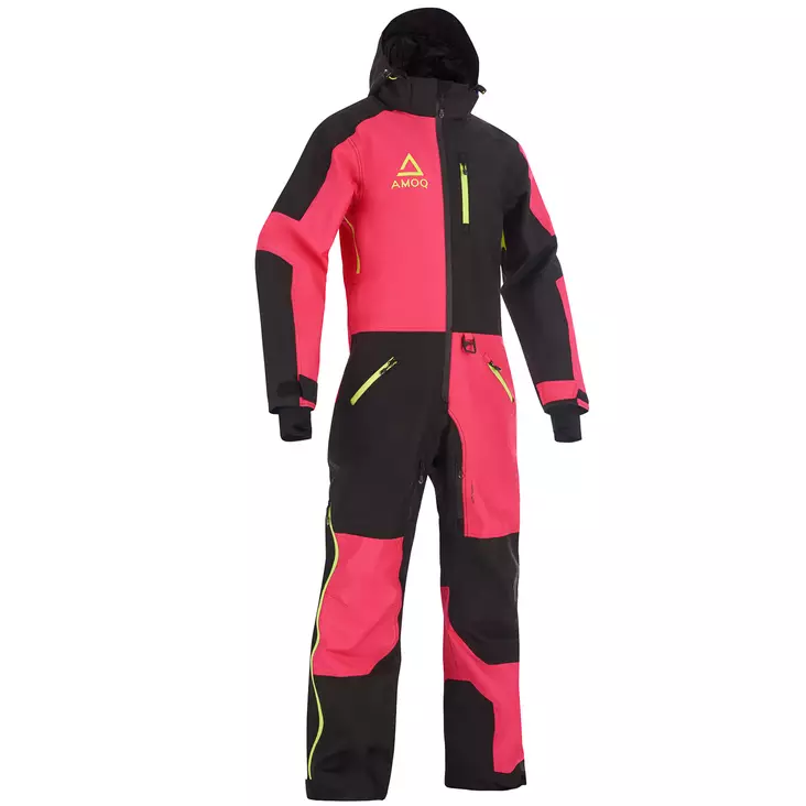 AMOQ Void V2 W's Overall Fodrad Svart/Rosa/Hivis - Skoteroveraller - D478887 - 1
