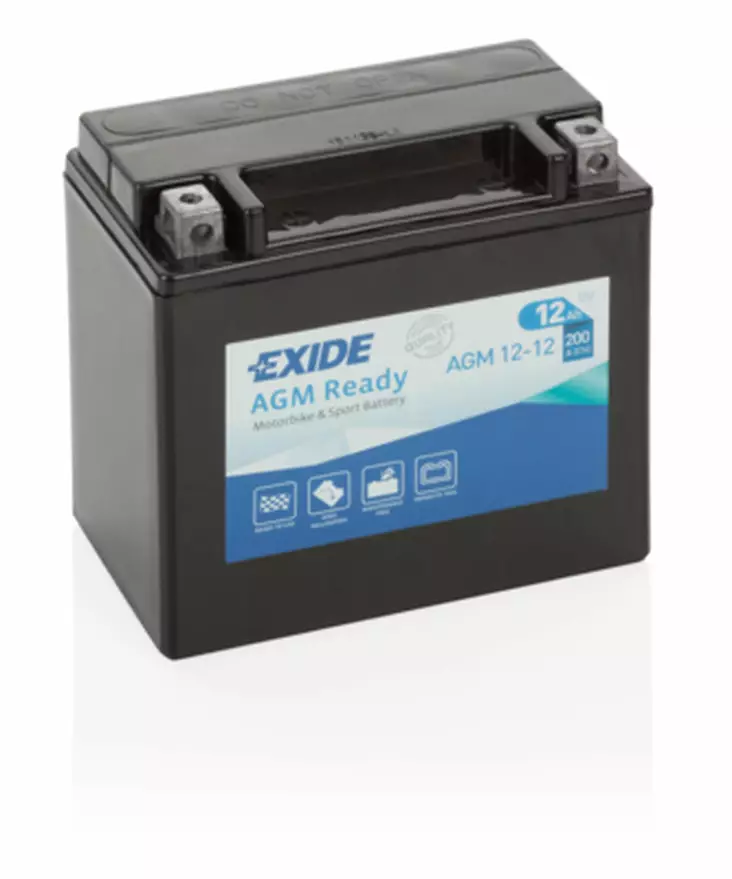 Exide batteri AGM12-12 - Batteri & Laddning - D528757 - 1