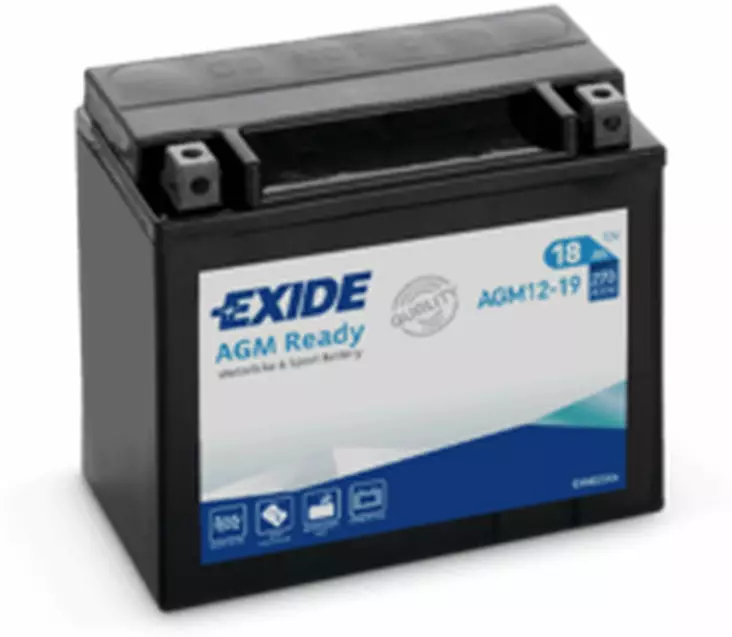 Exide batteri AGM12-19 - Batteri & Laddning - D528767 - 1