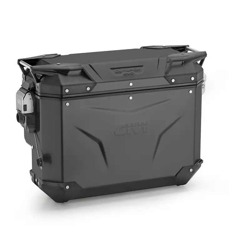 Givi Trekker Outback EVO Cam-Side, Black alum., right, 33 ltr, sold without lock - Hårda väskor - D484417 - 1