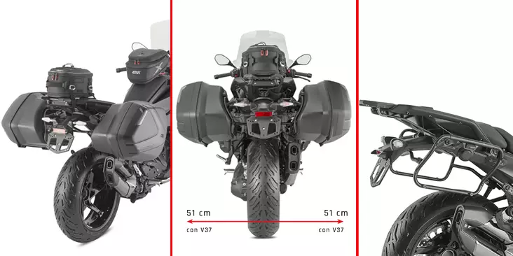Givi Tub. Pannier Holder Bmw R1300Rs (25-26) - Monteringssatser - D530707 - 1
