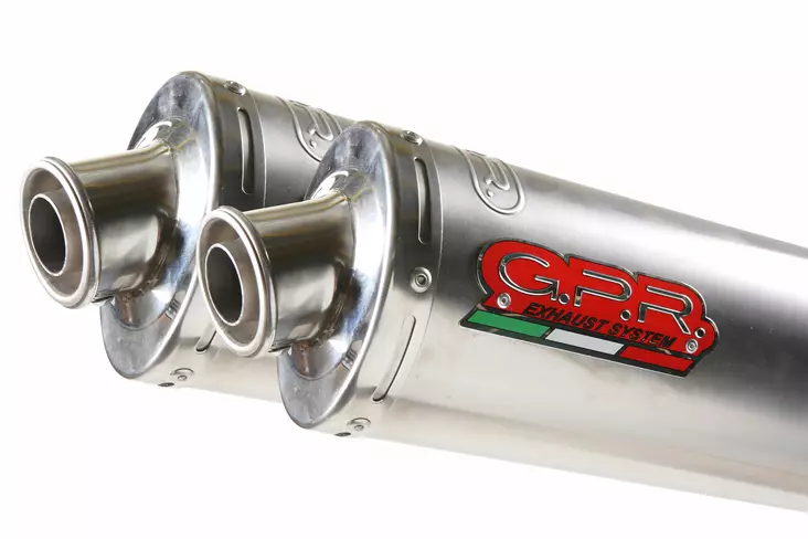 GPR HondaFmx 650 2005/2008 INOX TONDO DSPY - Ljuddämpare - D499197 - 1