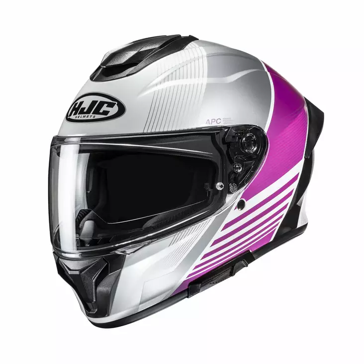 HJC Helmet C71 Morix Vit/Rosa MC8 - Skoterhjälmar - D508717 - 1