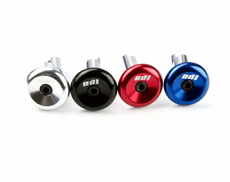 ODI Billet Aluminum End Plug Black (B) - Handtag - D490547 - 1