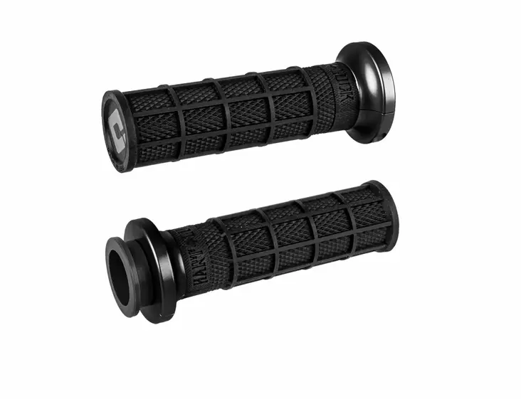 ODI Street V-TWIN Lock-On HART-LUCK Full-Waffle BLACK/Black/black - Handtag - D490487 - 1
