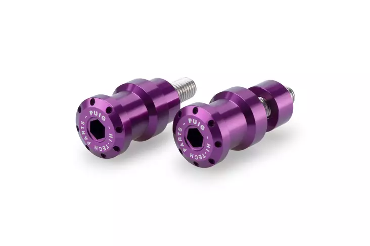 Puig Spools By Pair Hi-Tech Parts Diam.8Mm C/Purple - Spännband & Tillbehör - D504297 - 1