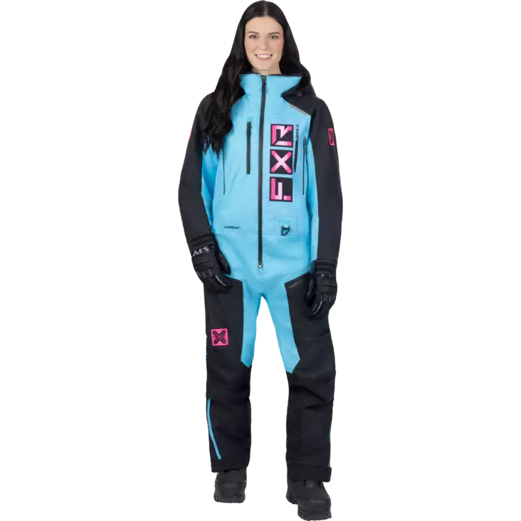 Recruit F.A.S.T. Ins Monosuit Black/Sky Blue/E Pink - Skoteroveraller - 91077 - 1