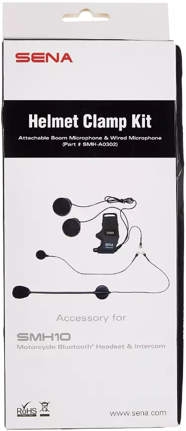 Sena Helmet Clamp Kit - Attachable Boom mic & Wired mic - Teknik - D463297 - 1