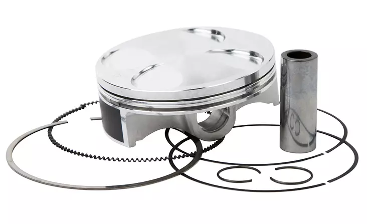 Vertex Piston kit HO CRF450R Compr 12.5:1 2002-08 95.98mm - Kolvar - D458247 - 1