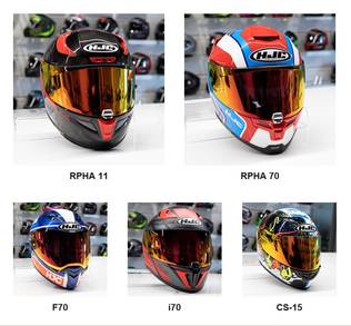 HJC Visir HJ-42 Fire Red Mirror RPHA 12 Pinlock Prepared - Visir - D479988 - 1