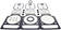 Orbitrade sotningssats - Motordelar Inombordare - D75608 - 1
