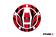 Puig Fuel Cap Cover Mod. Radical Kawasaki C/Red - Dekaler - D185748 - 1
