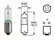 Glödlampa 12v 21w Bay 9s H21W minihalogeeni - Glödlampor - D475628 - 1