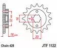 JT Framdrev JTF1122.14 - Framdrev - D504468 - 2