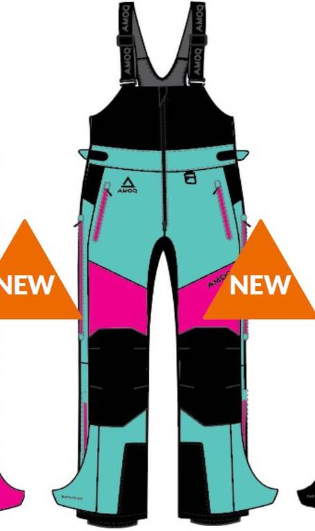 AMOQ Aspect Byxor Dam Turkos/Svart/Rosa - Skoterbyxor - D430868 - 1