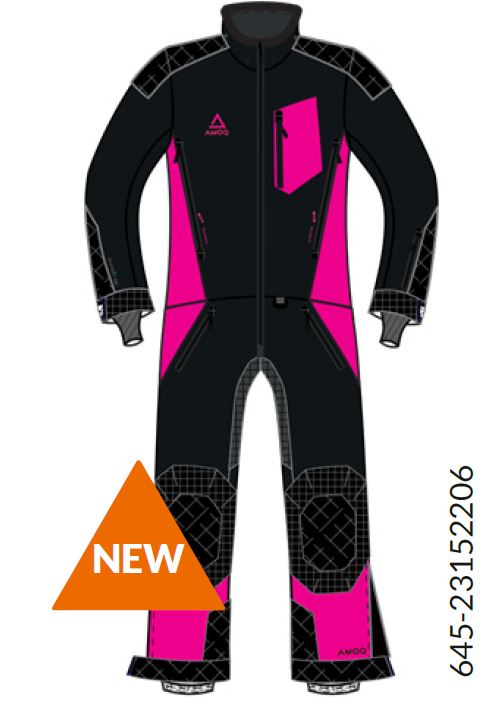 AMOQ Eclipse Dam Overall Svart/Rosa - Skoteroveraller - D424998 - 1