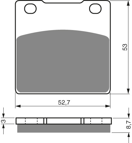 GOLDFREN Bromsbelägg 016 Ceramic Carbon S3 - Bromsbelägg - D26418 - 1