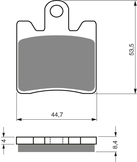 GOLDFREN Bromsbelägg 147 Ceramic Carbon S3 - Bromsbelägg - D26528 - 1