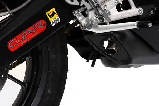 GPR Derbi Gpr 125 2009/10 Ghost line EC-Approv. full line exhaust catalized Allu - Komplett avgassystem - D407008 - 1