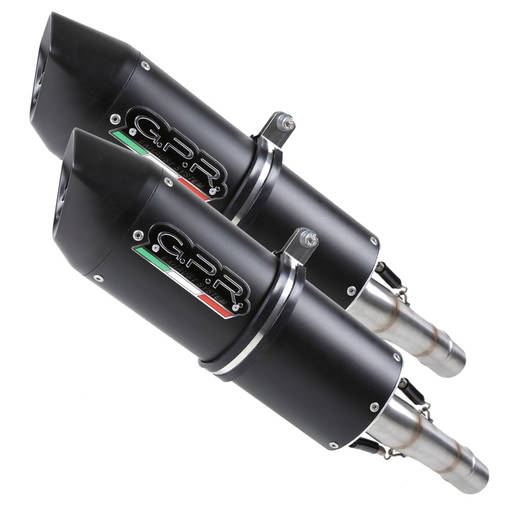 GPR Ducati 748 -S-SP-R-RS 1995/02 EC-Approv. Mid-full line catalized Furore Nero - Komplett avgassystem - D407898 - 1