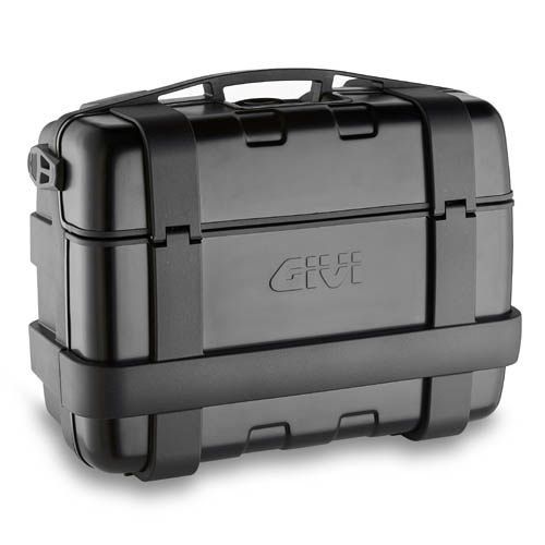 Givi Trekker 46 lit Toppbox, mattsvart alufinish, med toppöppning - Hårda väskor - D73788 - 1