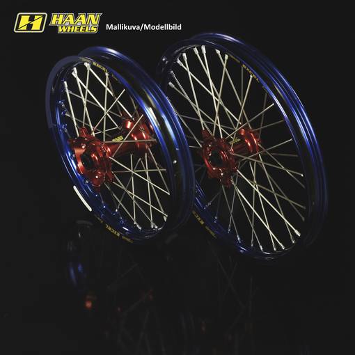 Haan wheel CRF450 13- 19-2,15 RED/BLUE - Kompletta hjul - D203128 - 1