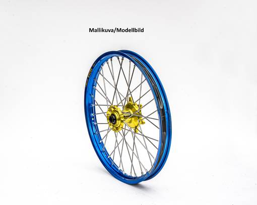 Haan wheel SX&SXF&EXC MODELS 03-14 17-3,50 BLUE RIM/YELLOW HUB - Kompletta hjul - D349628 - 1