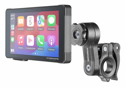 Interphone Ridesync 55 Display CarPlay, Android Auto - Teknik - D481388 - 1