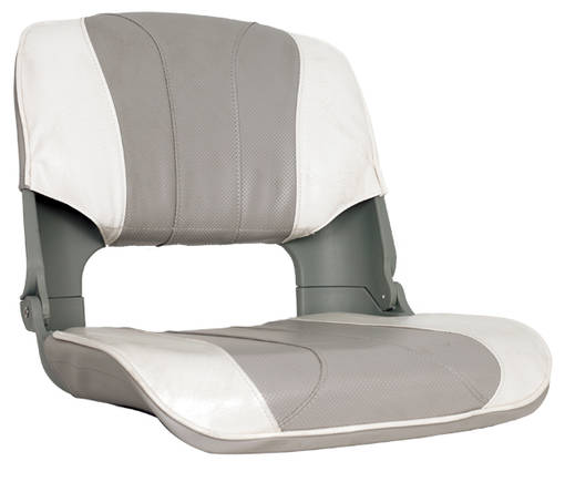 OS SKIPPER SEAT FOLDING UPHOLSTERED 5 PANEL GREY/WHITE - Bord & Stolar - D130688 - 1