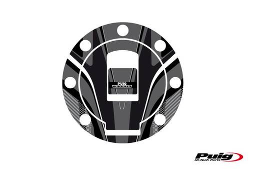 Puig Fuel Cap Cover Mod. Radical Yamaha C/Grey - Dekaler - D183298 - 1