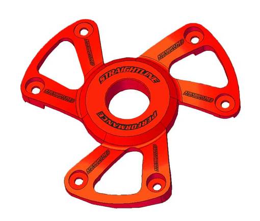 SPI Billet Variatorskydd Polaris P22 - Anodiserat Röd 2022- - Variatorer & Delar - D466978 - 1