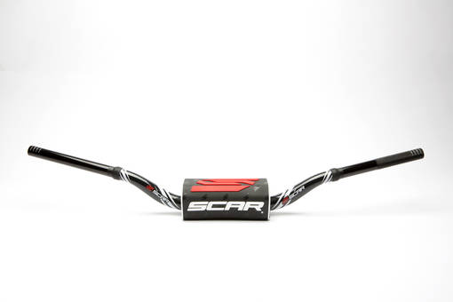 Scar Handlebar O² COLOR Ø28,6 (1 1/8”) - 65/85 Low Mini - BLACK Bar - BLACK Bar - Styren - D461348 - 1