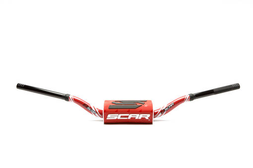 Scar Handlebar O² COLOR Ø28,6 (1 1/8”) - Villopoto/Stewart - RED Bar - RED Bar p - Styren - D461468 - 1