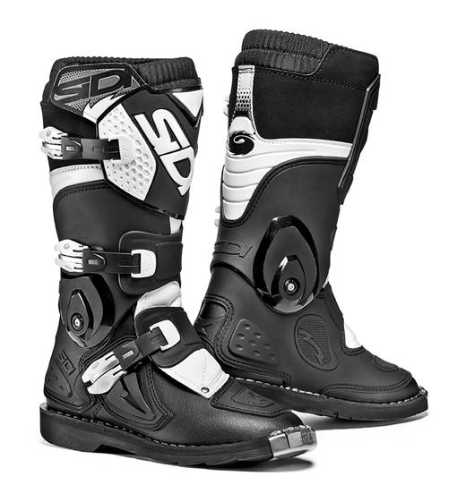 Sidi MX Stövel Flame Junior, fluo svart/vit - Stövlar Offroad - D192188 - 1